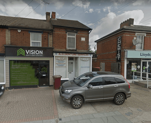 A. D. Denture Services logo